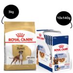 Royal Canin Boxer Dry Food and Maxi Adult Dog Wet Food Combo image 1
