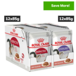 Royal Canin Instinctive and Sterilised/Neutered Gravy Adult Cat Wet Food Combo image 1