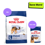 Royal Canin Maxi Adult Dog Dry and Wet Food Combo image 2