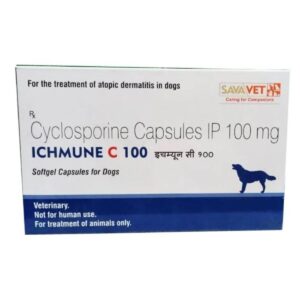 Savavet Ichmune C (Cyclosporine) 100mg Tablet for Dogs (6 tablets)
