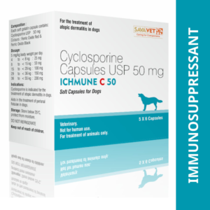Savavet Ichmune C (Cyclosporine) 50mg Tablet for Dogs (6 tablets)