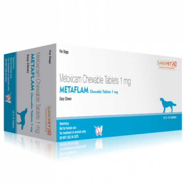 Savavet Metaflam (Meloxicam) Dog 1mg Tablet (10 tablets)