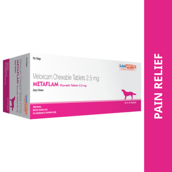 Savavet Metaflam (Meloxicam) Dog 2.5mg Tablet (10 tablets)