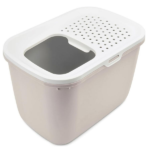 Savic Hop In Modern Litter Tray Box for Cats (Mocha) image 2