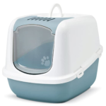Savic Nestor Jumbo Toilet Home for Cats (Bluestone) image 1
