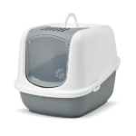 Savic Nestor Jumbo Toilet Home for Cats (Cold Grey) image 2