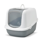 Savic Nestor Jumbo Toilet Home for Cats (Cold Grey) image 1