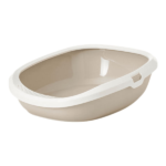 Savic Gizmo Litter Tray with Rim for Cats (Mocha) image 2