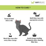 Savic Iriz Litter Tray with Rim for Cats (Cold Grey) image 3