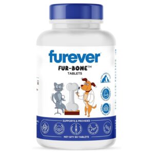 Pawsome Companion Furever Fur Bone Tablet for Puppies & Kittens
