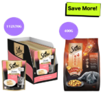 Sheba Chicken Loaf Premium Kitten (2 to 12 Months) Wet Food and Chicken All Life Stage Cat Dry Food Combo image 3