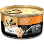 Sheba Complete Nutrition Succulent Chicken Breast In Gravy Cat Wet Food and Chicken Flavour Irresistible Cat Dry Food Combo image 3