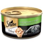 Sheba Complete Nutrition Tuna White Meat & Snapper In Gravy Cat Wet Food and Sheba Chicken Flavour Irresistible Cat Dry Food Combo image 1