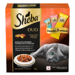 Sheba Duo Tuna & Chicken, Salmon & Tuna, Chicken & Salmon Crunchy Adult Cat Treats image 1