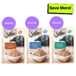 Sheba Fish with Dry Bonito, Maguro & Bream and Fish with Sasami Flake Premium Cat Wet Food Combo image 1