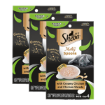 Sheba Melty Spoons Creamy Chicken & Chicken Shred Lickable Creamy Cat Treats image 3