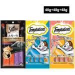 Sheba Tuna and Prawn Melty, Chicken and Tuna Creamy and Salmon and Cheese Creamy Combo Cat image 1