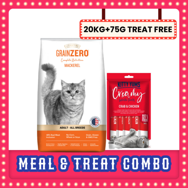 Signature Grain Zero Mackerel Adult Cat Dry Food For All Breed