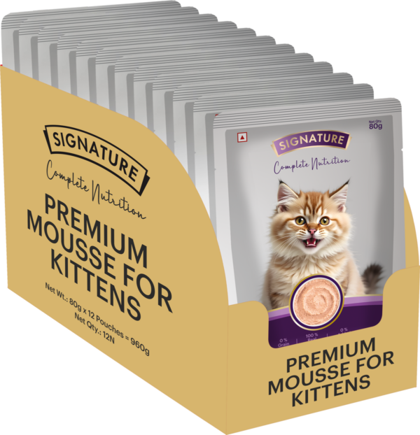Signature Grain Zero Ocean Fish Mousse Kitten Cat Wet Food