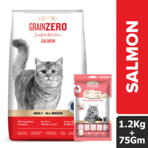 Signature Grain Zero Salmon Adult Cat Dry Food For All Breed