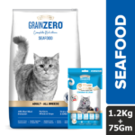 Signature Grain Zero Seafood Adult Cat Dry Food For All Breed image 2