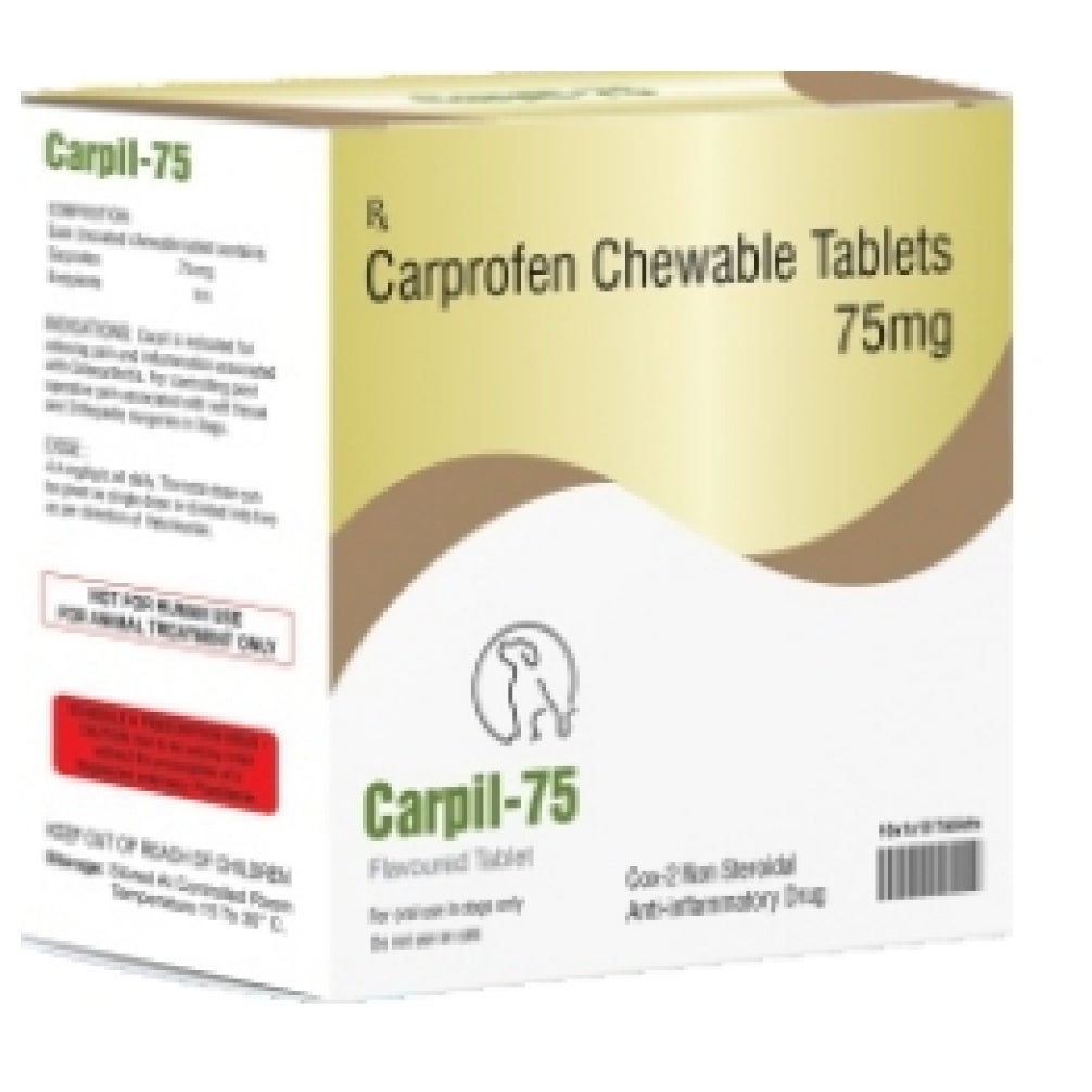 Sihil Carpil 75mg Tablets (Carprofen) for Dogs