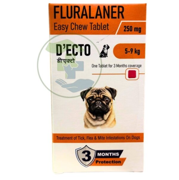 Sihil D Ecto Fluralaner 250mg Tablet for Dogs 5 to 9kg