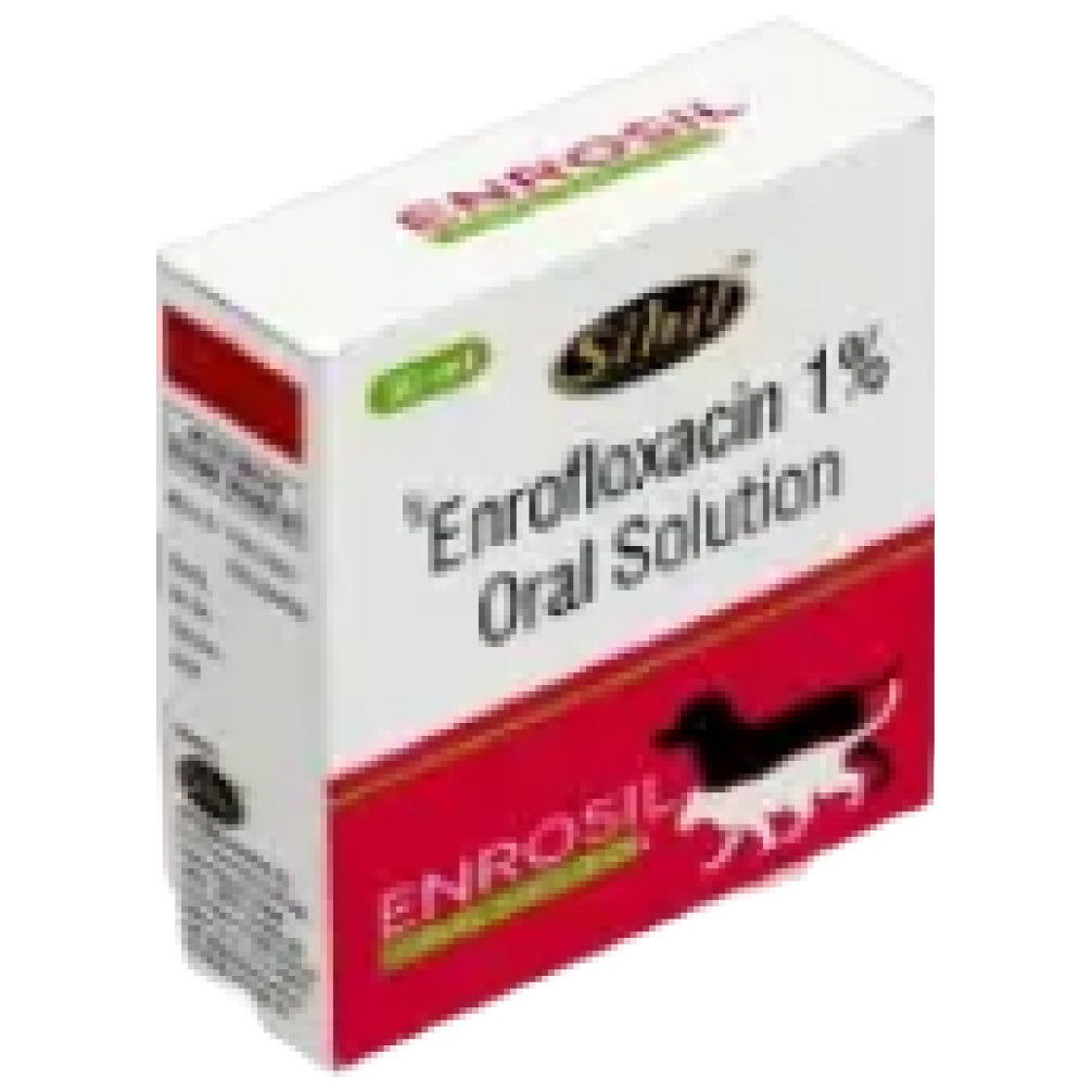 Sihil Enrosil Oral Solution (Enrofloxacin) for Dogs & Cats