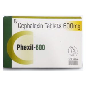 Sihil Phexil 600mg Tablets (Cephalexin) for Dogs and Cats
