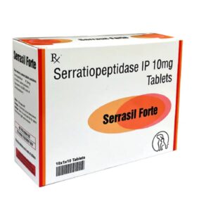 Sihil Serrasil Forte (Serratiopeptidase) 10mg Tablets for Dogs and Cats