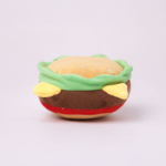 Skatrs Burger Plush Toy for Dogs image 1