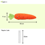 Skatrs Carrot Plush Toy for Dogs image 3