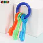 Skatrs Key Shaped Chew Teether Toy for Puppy and Dogs image 4