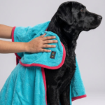 Skatrs Pet towel ( Light Blue and Red) image 4