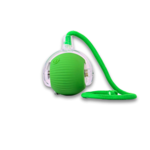 Skatrs Smart Running Ball with String Toy for Cats (Green)