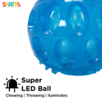 Skatrs Super LED Ball for Dogs and Cats (Blue) image 3
