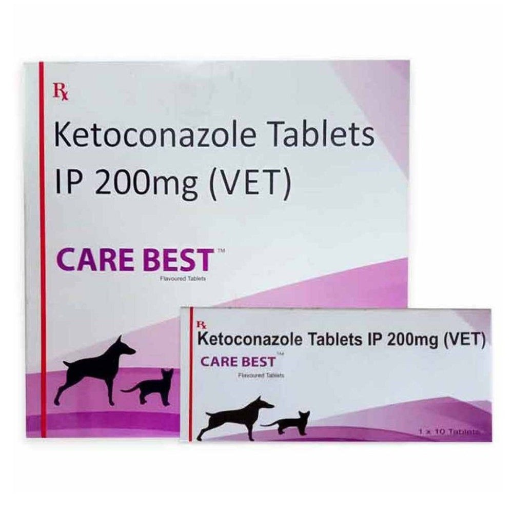 Skyec Carebest Tablet 200mg (Ketoconazole) for Dogs and Cats