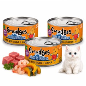 Smudges Tuna Flakes with Shrimp and Pumpkin in Gravy Adult Cat Wet Food