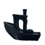 Splashy Fin Boat Miniature for Aquarium(Black) image 1