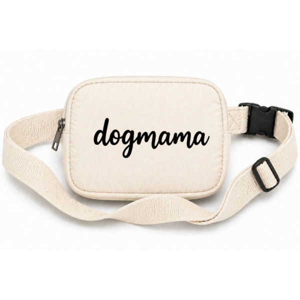 Talking Dog Club Dogmama Crossbody Treat & Walk Bag (Cream)