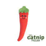 Talking Dog Club Red Chilli with 100% Catnip Toy for Cats (Red) image 1
