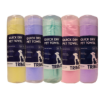 Trimz Quick Dry Absorption Towel for Dogs and Cats (Green) image 3