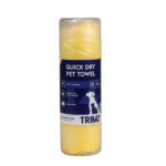 Trimz Quick Dry Absorption Towel for Dogs and Cats (Yellow) image 2