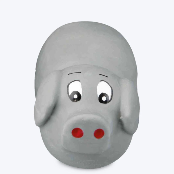 Trixie Baby Zoo Figures Latex squeaky Chew Toy for Dogs (Grey)