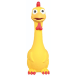 Trixie Bird Latex Toy for Dogs (Yellow) image 1