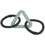Trixie Citystyle Triangle with Rope Rings Toy for Dogs image 2