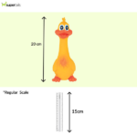 Trixie Duck Latex with Original Animal Sound Toy for Dogs (Yellow) image 3