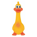 Trixie Duck Latex with Original Animal Sound Toy for Dogs (Yellow) image 1