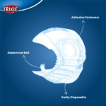 Trixie Female Diapers for Dogs (20x28cm) image 4