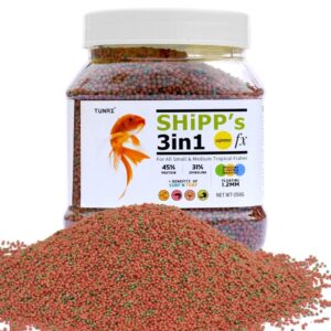 Tunai Shipp's 3in1 Pellets Small and Medium Adult Fish Food